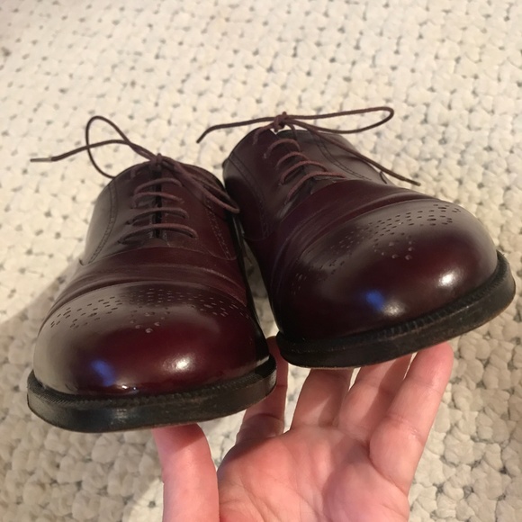Salvatore Ferragamo Toecap Oxford Dress Shoes 10 D